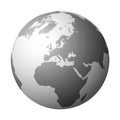 World globe (vector) Royalty Free Stock Photo