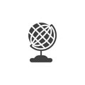 World globe vector icon Royalty Free Stock Photo