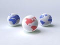 World globes