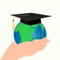 World graduates The concept of global business education, studying abroad eps