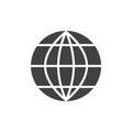 World grid vector icon