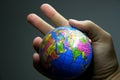 World in the hand Royalty Free Stock Photo