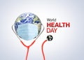 World Health Day Concept Background.