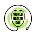 World Health Day Concept, Medicine and Healthcare Symbol