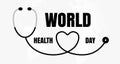 World Health Day Concept, Medicine and Healthcare Symbol