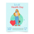 World health day flyers, posters design