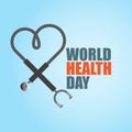 World Health Day Vector Template Design Illustration Royalty Free Stock Photo