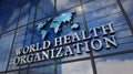 World Health Organization building with glass wall and mirrored building Royalty Free Stock Photo