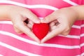 World Heart Day Concept: red heart background Royalty Free Stock Photo