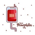 World hemophilia day icons