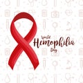 World hemophilia day icons