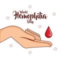 World hemophilia day icons