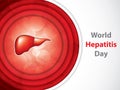 World hepatitis day Royalty Free Stock Photo