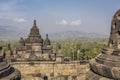 World heritage & the biggest bhuddist temple Borobudur in Yogjakarta in Java, Indonesia Royalty Free Stock Photo