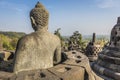 World heritage & the biggest bhuddist temple Borobudur in Yogjakarta in Java, Indonesia Royalty Free Stock Photo