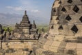 World heritage & the biggest bhuddist temple Borobudur in Yogjakarta in Java, Indonesia Royalty Free Stock Photo