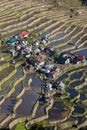 World heritage Rice terraces in Batad, northern Luzon, Ifugao province Philippines. Royalty Free Stock Photo