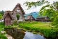 World Heritage Shirakawago Village is a farming village located in a valley along the Shogawa River, registered as a UNESCO World