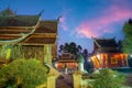 World heritage site at Wat Chiang Tong, Luang Prabang Royalty Free Stock Photo