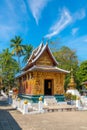 World heritage site at Wat Chiang Tong, Luang Prabang Royalty Free Stock Photo