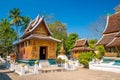 World heritage site at Wat Chiang Tong, Luang Prabang Royalty Free Stock Photo