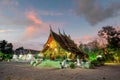 World heritage site at Wat Chiang Tong, Luang Prabang Royalty Free Stock Photo