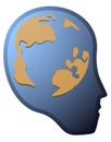 World human face icon