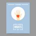 World human rights day template