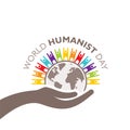 World humanist day poster