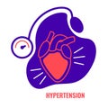 World hypertension awareness day conceptual illustration