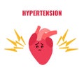 World hypertension awareness day conceptual illustration poster