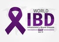 World IBD Inflammatory Bowel Disease Day Royalty Free Stock Photo