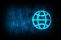 World icon abstract blue background illustration digital texture design concept