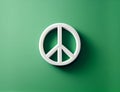 world icon on green background. Royalty Free Stock Photo