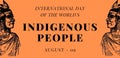 International Day of the world indigenous peoples