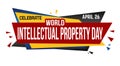 World intellectual property day banner design
