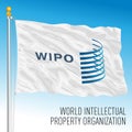 World Intellectual Property Organization waving flag