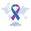 World Juvenile Arthritis Day vector