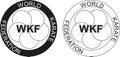 World karate federation logo