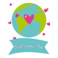 World Kindness Day. Vector illustration for World Kindness Day