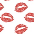 World kiss day. pattern lips pomade