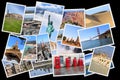 World landmarks photos Royalty Free Stock Photo