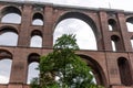 World largest railway viaduct named Goeltzschtalbruecke near Netzschkau town. Germany