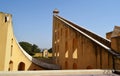 World largest sundial at Jantar mantar observatory Jaipur Rajasthan India