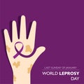 World Leprosy Day observed on last Sunday of January every year