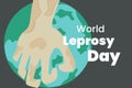 World leprosy day poster