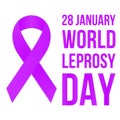 World Leprosy day poster