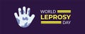 World Leprosy Day vector illustration