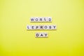 World Leprosy Day Royalty Free Stock Photo