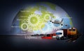 The world logistics Royalty Free Stock Photo
